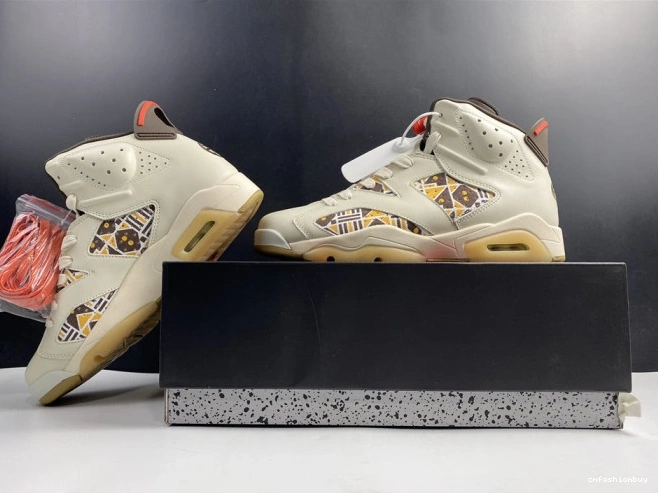 (2020) Jordan AIR CZ4152-100 Quai54 6 Retro Brown Sail 0711
